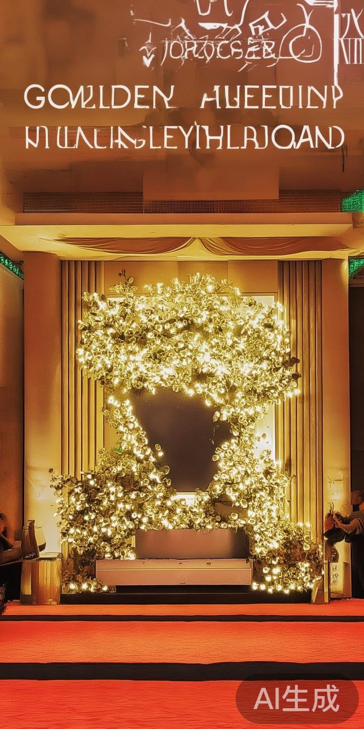 在每年的企业年会或盛典中，一块吸引眼球的字招牌不仅